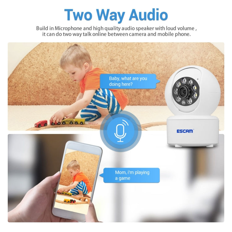 ESCAM QF005 4MP Indoor HD WiFi Pan-tilt Camera, Support Motion Detection / Two-way Audio / Night Vision, QF005 ESCAM QF005 4MP Indoor HD WiFi Pan-tilt Camera, Support Motion Detection / Two-way Audio / Night Vision, QF005